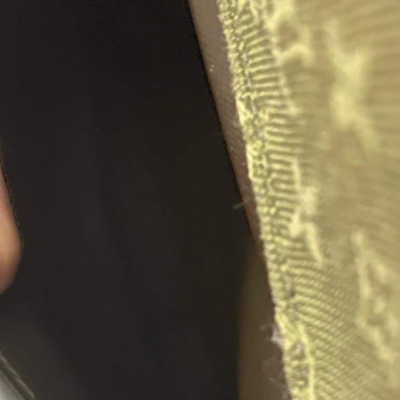 Louis Vuitton vintage min Lin denim green Monogram Wallet - Picture 5 of 13